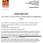 Screenshop of original press release which has since been removed from the Garma website.