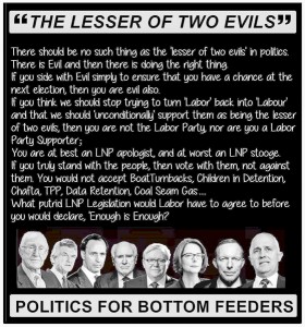 Is your choice the lesser of two evils?