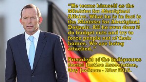 Minister for Aboriginal desperation and deprivation