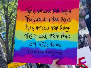 Beyond the emotive distractions, Marriage equality is about human rights