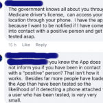 People's misunderstanding of how the App works leads to risk taking.